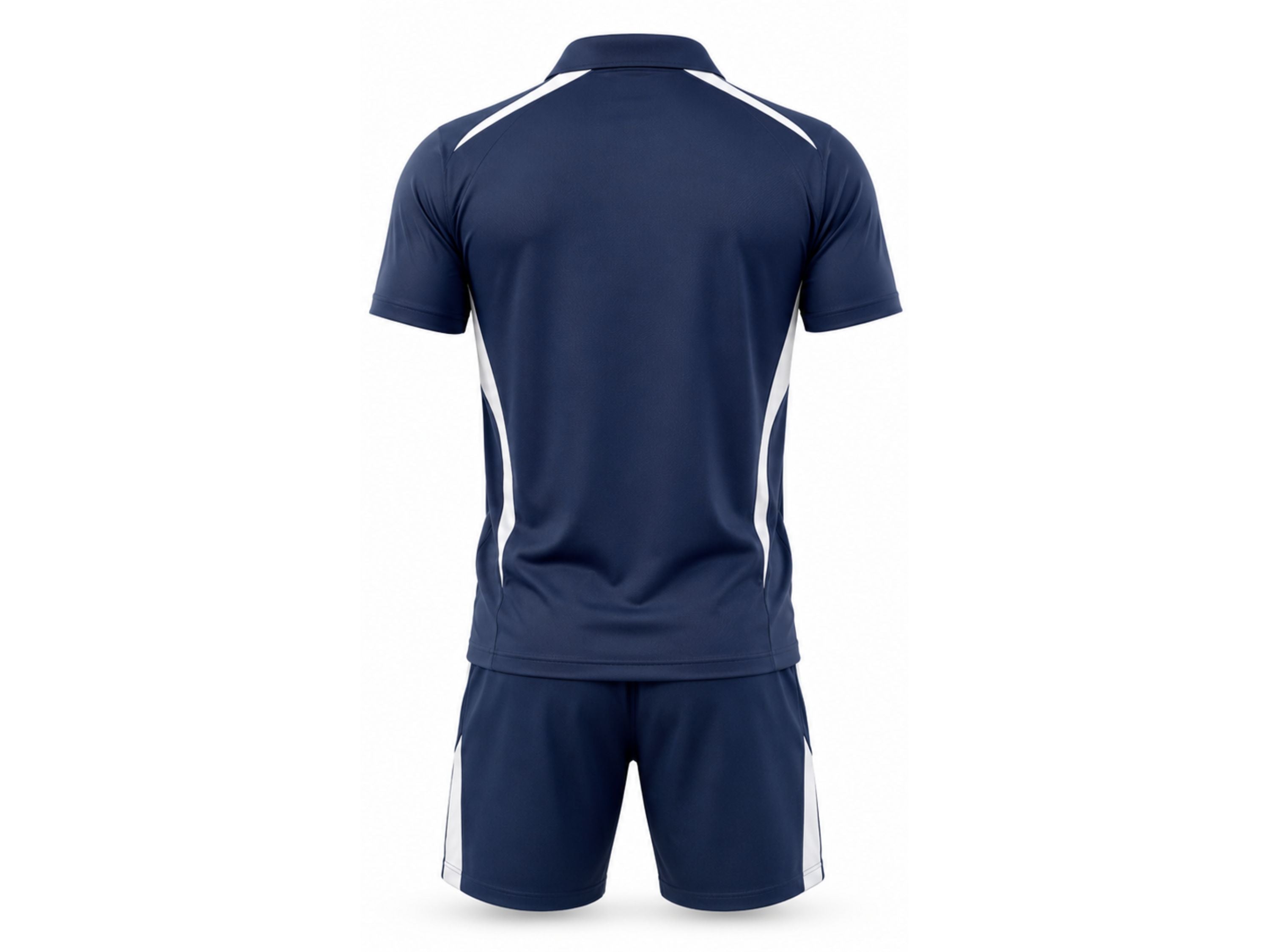 Navy & White Training Uniform – Wholesale Performance Kit, Low MOQ, Bulk Activewear
