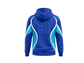 Custom Blue Volleyball Hoodie Jacket – Wholesale Team Warm-Up Hoodie for Clubs