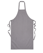 Full-Length Bib Apron Grey | B2B Low MOQ Hospitality Workwear Manufacturer