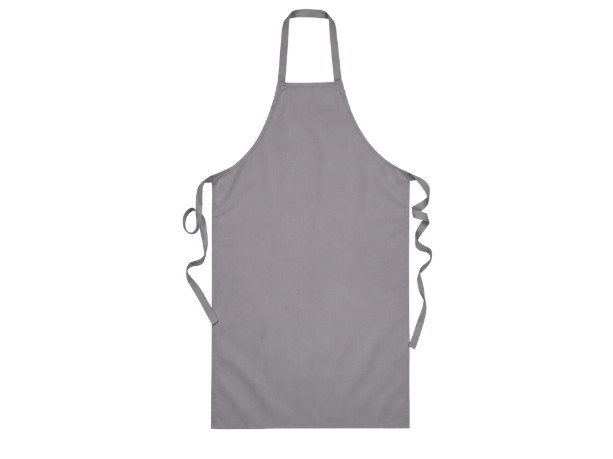 Full-Length Bib Apron Grey | B2B Low MOQ Hospitality Workwear Manufacturer