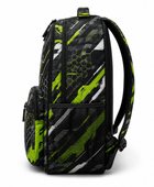 Custom Esports Gaming Backpack | Wholesale Gaming Team Bag | Black Green Yellow | Apparels Bridge