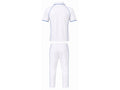 Custom Cricket White Uniform Set – Shirt & Trouser with Blue Accents