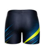 Custom Navy Volleyball Spandex Shorts – Blue Lime Team Compression Shorts