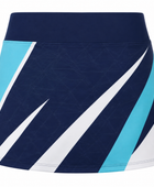 Custom Navy Women Tennis Skort Teal White Team Skirt for Clubs
