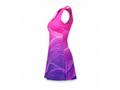 Custom Pink Tennis Dress – Purple Sleeveless Team Dress for Clubs