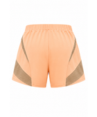 Custom Badminton Shorts Peach & Khaki, Wholesale, Low MOQ, Bulk Sportswear