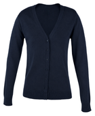 Office Ladies Acrylic V-Neck Cardigan B2B Corporate & Hospitality Workwear Manufacture