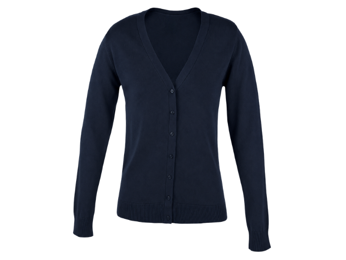 Office Ladies Acrylic V-Neck Cardigan B2B Corporate & Hospitality Workwear Manufacture