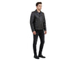 Men’s Cowhide Leather Biker Jacket Wholesale Custom Private Label Leather Outerwear Manufacturer
