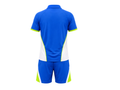 Wholesale Men’s & Youth Athletic Uniform Set – Short-Sleeve Polo & Matching Shorts, Blue White Team Gear