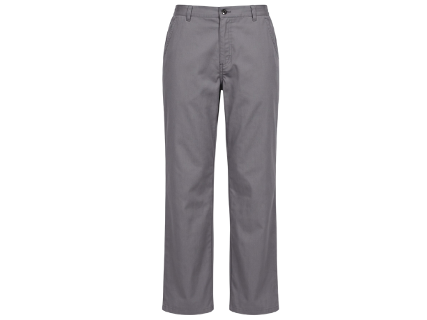 Women’s Chef Trousers Grey | B2B Low MOQ Hospitality Workwear Manufacturer front design preview