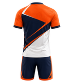 Custom Handball Uniform – Orange, Navy & White Team Set, Wholesale, Low MOQ, Bulk Sportswear