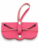Scalloped Leather Glasses Case Wholesale | Personalized Eyewear Pouch Manufacturer