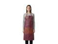 Women’s Genuine Leather Apron Cooking BBQ Grill Chef Apron for Women