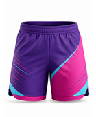 Purple & Pink Custom Volleyball Shorts – Wholesale Bulk Team Kit, Low MOQ, B2B Performance Apparel