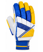 Custom Blue Yellow Cricket Batting Gloves – Wholesale Team Gloves for Clubs