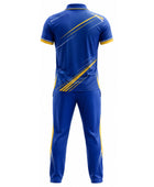 Custom Blue Cricket Kit with Trouser Sublimated Wholesale Team Uniform Set Apparels Bridge