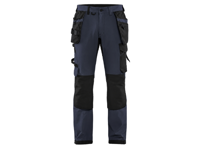 Trousers B2B Low MOQ Carpet Fitter Utility Trouser Dark Navy/Black Workwear front design preview