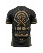 Custom Axe Throwing Tournament Shirt – Black Olive Team Jersey