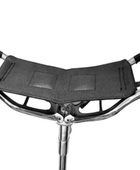 Custom Black Leather Seat Shooting Stick Hunting B2B