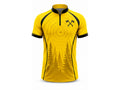 Sublimated Axe Throwing Jersey – Yellow Black Custom Team Shirt