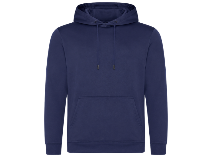 Pullover Training Hoodie Navy | B2B Low MOQ Personal Trainer Workwear Manufacturer front design preview