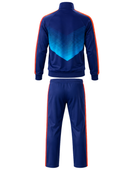 Custom Training and Lifestyle Tracksuit | Wholesale Jogging Suit Set | Navy Light Blue Red | Apparels Bridge
