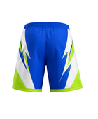 Blue & Lime Soccer Shorts – Wholesale Performance Shorts, Customizable Low MOQ, Bulk Orders