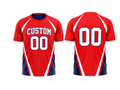 Custom Red Blue Flag Football Reversible Jersey – Wholesale Team Jersey