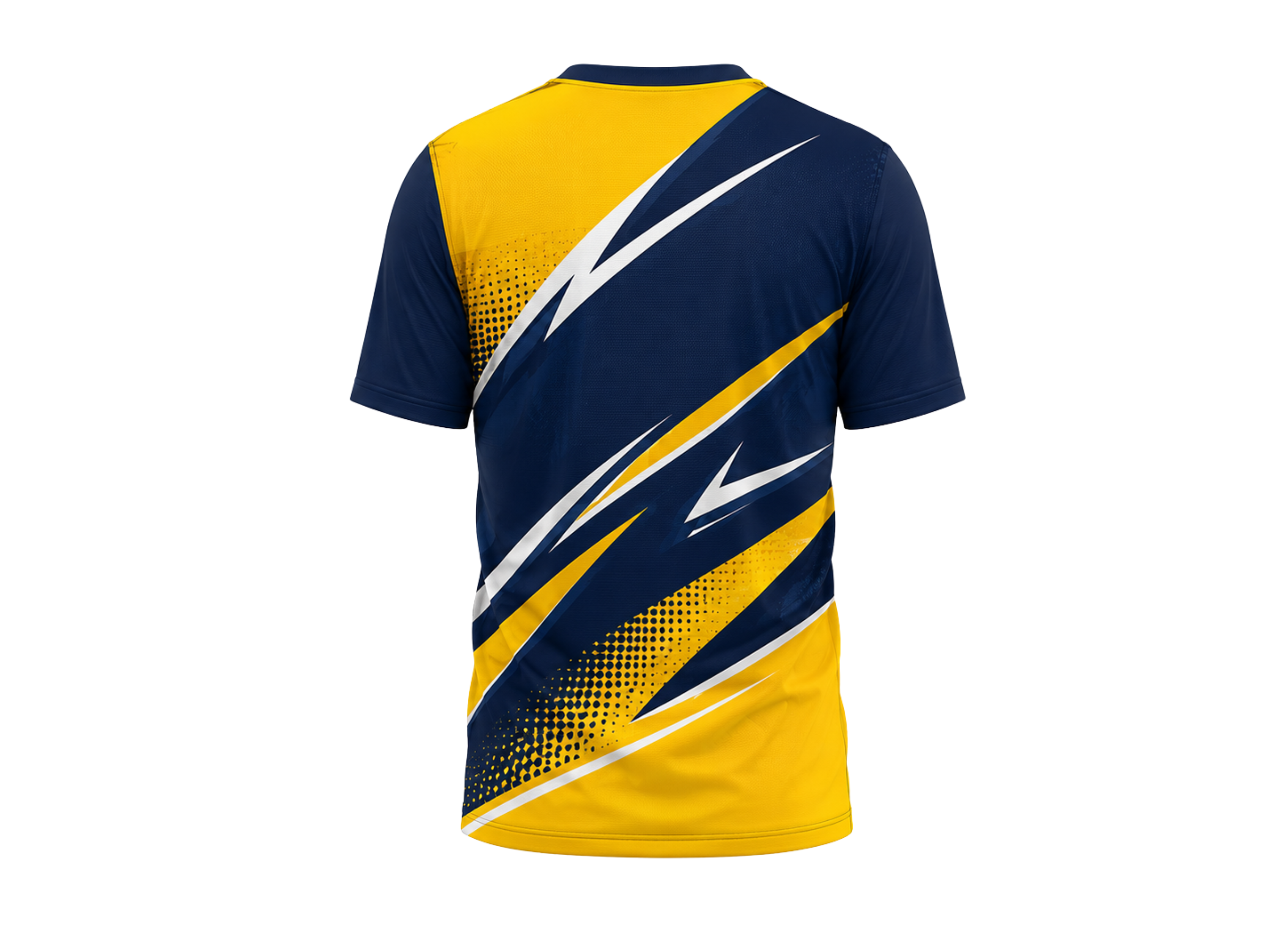 Custom Yellow & Navy Dart Jersey – Team Uniform Bulk Orders, Low MOQ, Personalized Name & Number