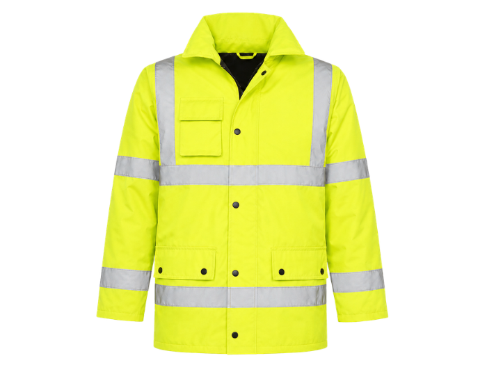 Safety Jacket B2B Low MOQ Construction Workwear Fluorescent Yellow