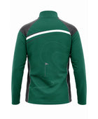 Custom Golf Quarter-Zip Pullover | Wholesale Golf Club Midlayer Top | Forest Green Black White | Apparels Bridge