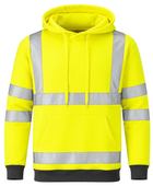 Railway Reflective Pullover Hoodie Fluorescent Yellow | B2B Low MOQ Railway Workwear Manufacturer