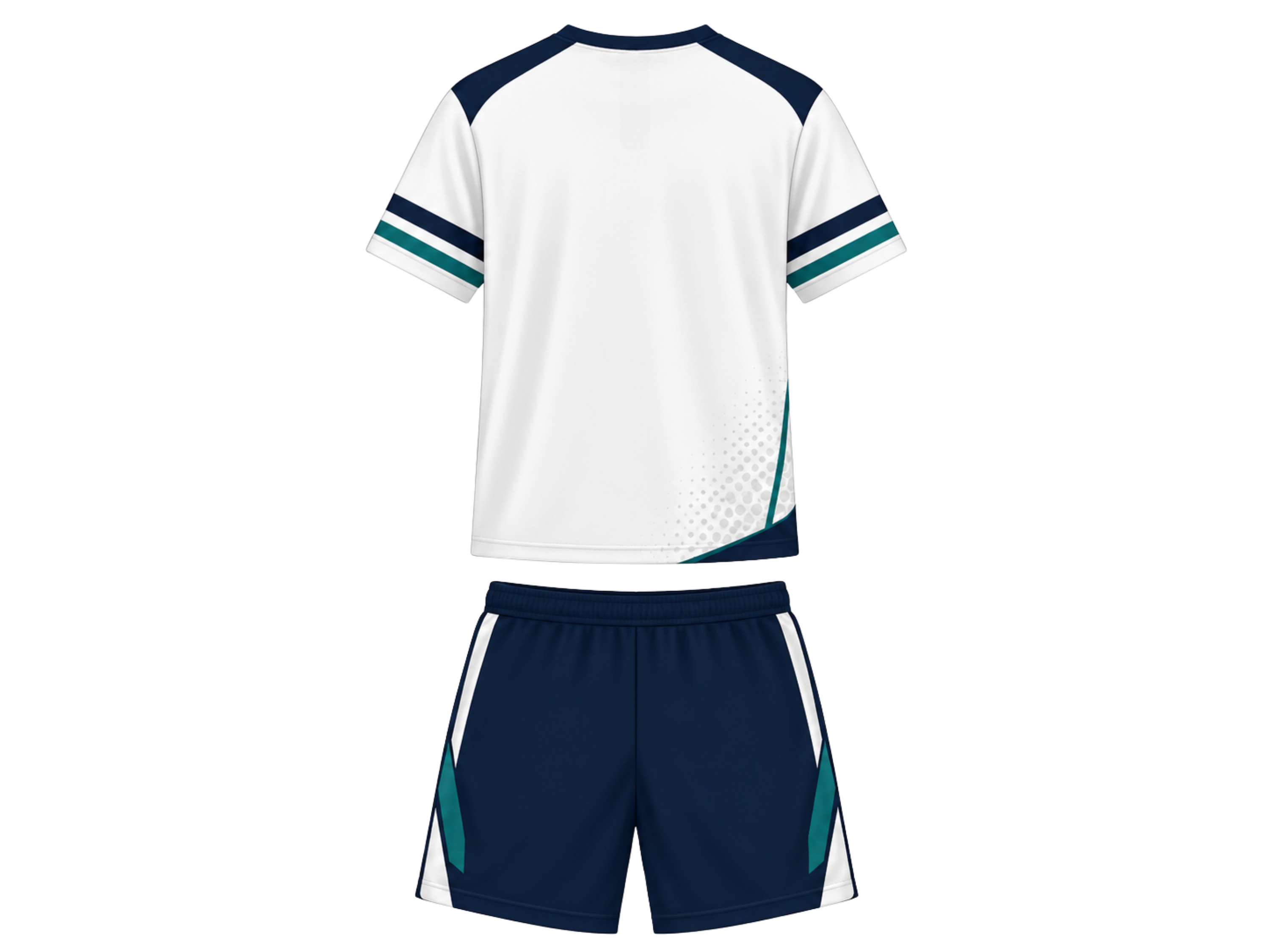 Custom White & Navy Dart Uniform – Team Set Bulk Orders, Low MOQ, Personalized Name & Number