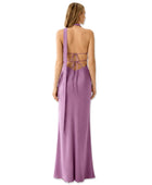 Wholesale Dusty Lavender Satin Prom Dress | Custom Formalwear Manufacturer for Boutiques