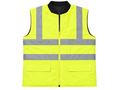 Reversible Bodywarmer B2B Low MOQ Construction Workwear Fluorescent Green