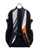 Custom Training and Lifestyle Backpack | Wholesale Gym Team Bag | White Black Orange | Apparels Bridge