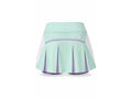 Custom Pickleball Skort | Wholesale Pickleball Team Skirt | Mint Green White Purple | Apparels Bridge