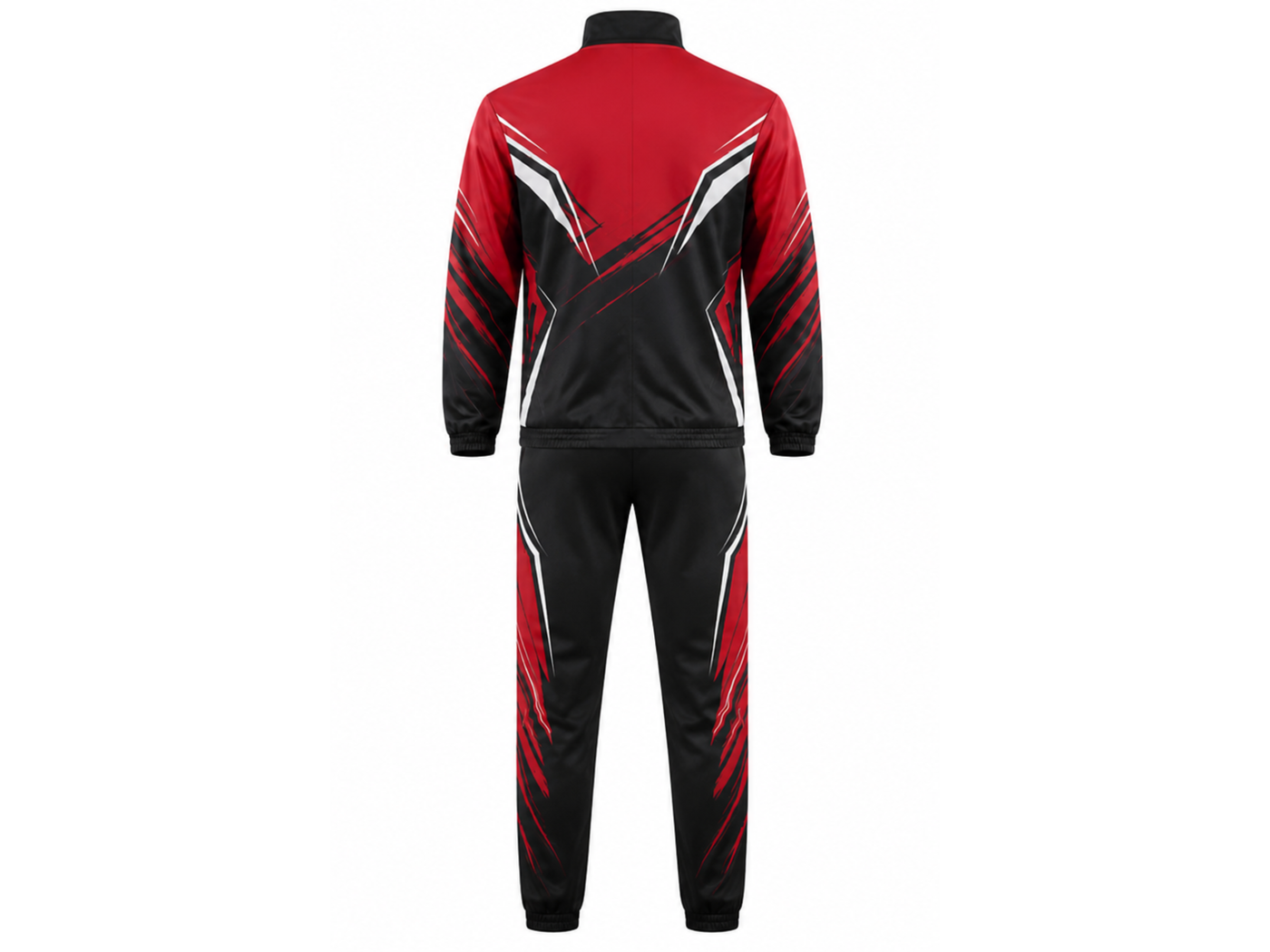 Custom Wrestling Warm-Up Set | Wholesale Wrestling Team Jacket and Pants | Red Black White | Apparels Bridge