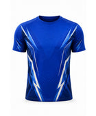 Wholesale Blue Powerlifting Jersey Short Sleeve – Bulk, Low MOQ, Team Strength Training Top
