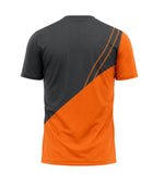 Custom Orange Charcoal Climbing Staff Shirt – Wholesale Gym Uniform