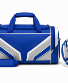 Custom Wrestling Team Bag and Headgear Bag Set | Wholesale Wrestling Gear Bundle | Blue White | Apparels Bridge