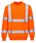 Railway Hi-Vis Sweatshirt Orange | B2B Low MOQ Railway Workwear Manufacturer