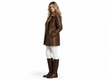 Women’s Vintage Brown Lambskin Leather Jacket Wholesale Custom Private Label Outerwear Manufacturer