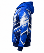 Custom Wrestling Hoodie | Wholesale Wrestling Team Hoodie | Blue White | Apparels Bridge