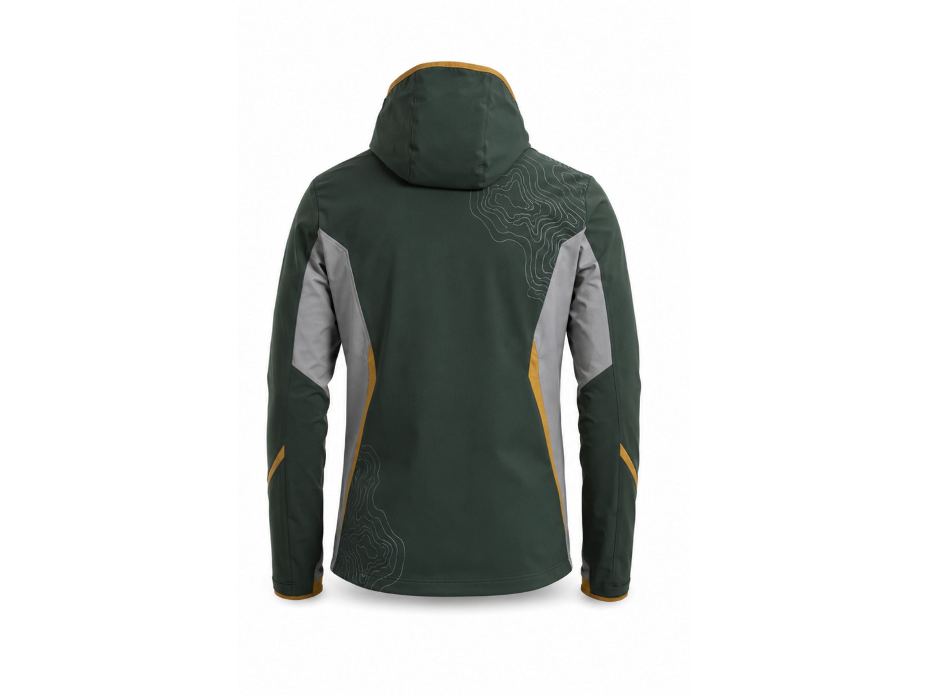 Climbing Softshell Pullover – Custom Dark Green Quarter-Zip Team Jacket