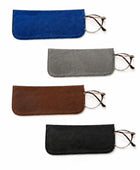 Handmade Leather Eyeglass Sleeve Wholesale | Personalized Slim Sunglasses Pouch Manufacturer