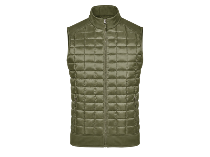 Thermal Soft Shell Body Warmer – Midnight Army Green | B2B Low MOQ Manufacturer front design preview