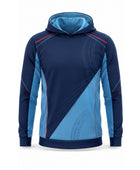 Custom Navy Blue Cricket Hoodie – Sublimated Team Pullover for Wholesale Clubs