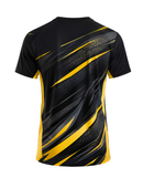 Black & Yellow Squash Jersey – Bulk Team Jersey, Low MOQ, Wholesale Performance Sportswear